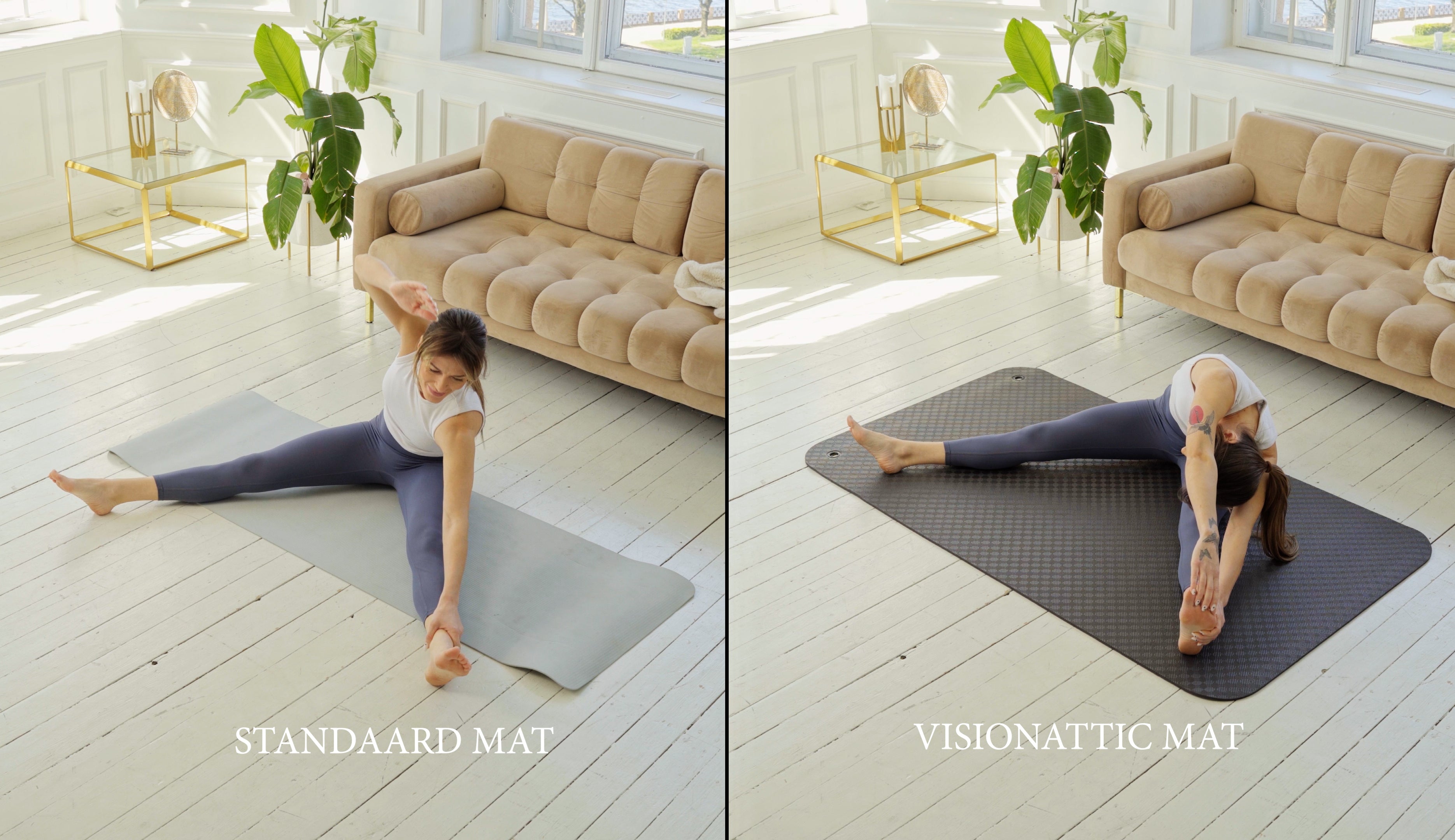 Visionattic® Premium One Fitness Brede Fitness Mat