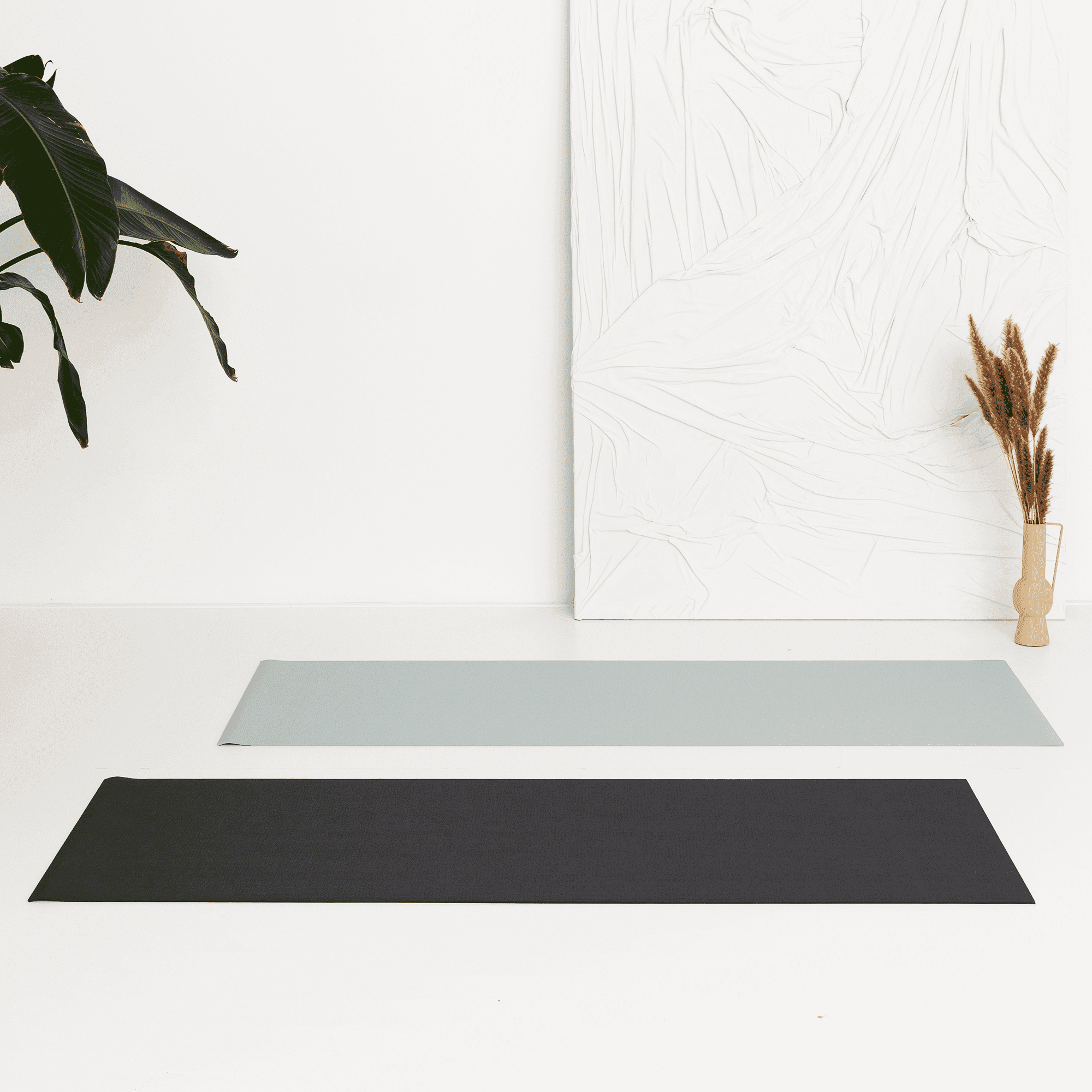 yoga mat grijse mist