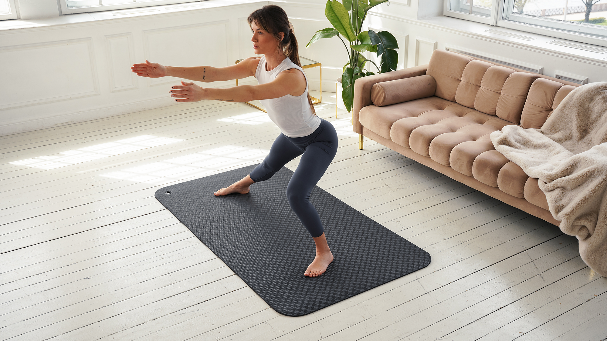 Visionattic® Premium One Fitness Brede Fitness Mat