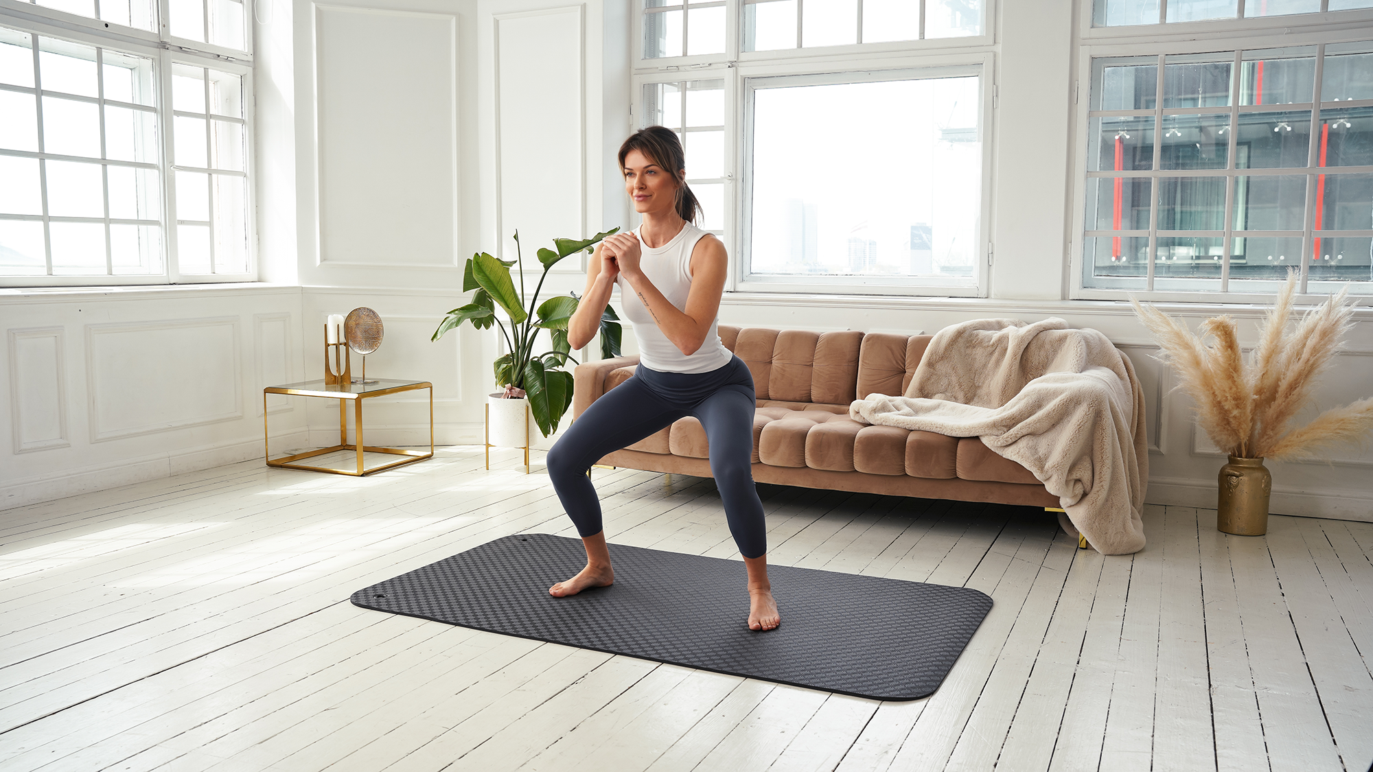 Visionattic® Premium One Fitness Brede Fitness Mat