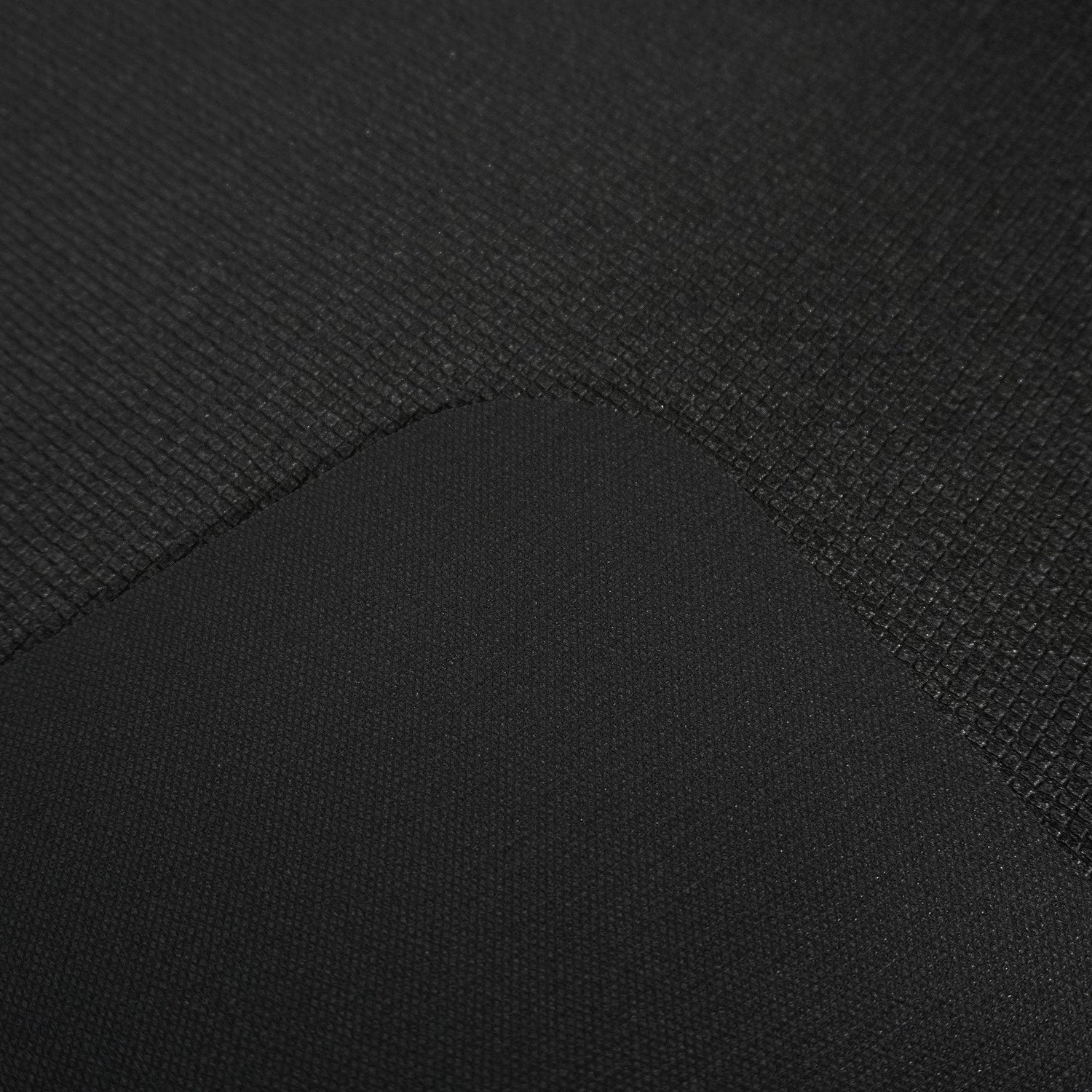a close up view of a black fabric